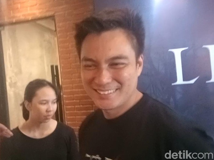 Baim Wong saat ditemui di kawasan Jakarta.