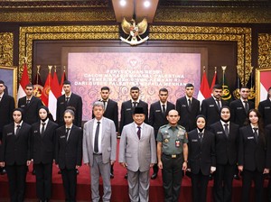 Prabowo Tepati Janji, 22 Mahasiswa Palestina Terima Beasiswa di Unhan RI
