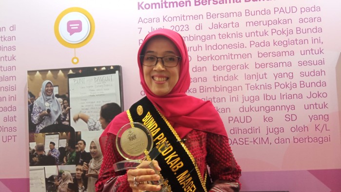 Christanti Handayani selaku Bunda PAUD Magelang