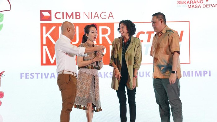 CIMB Niaga Akan Gelar Kejar Mimpi Actionation 2023 CIMB Niaga akan gelar acara Kejar Mimpi Actionation. Acara tersebut bakal berlagsung di Pos Bloc, Jakarta, Sabtu, 11 November 2023.