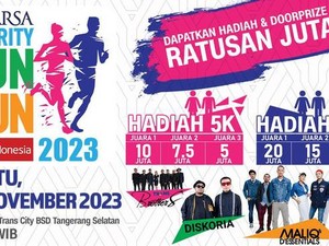 Masih Ada Slot! Yuk Ikutan CT Arsa Fun Run 18 November di BSD City