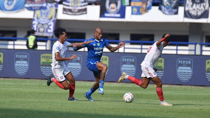 David da Silva di laga Persib vs Arema, Rabu (8/11/2023).