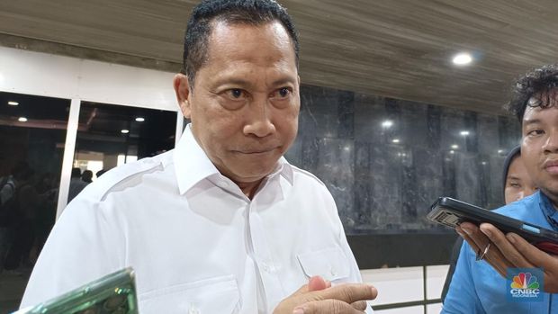 Direktur Utama Perum Bulog Budi Waseso. (CNBC Indonesia/Martyasari Rizky)