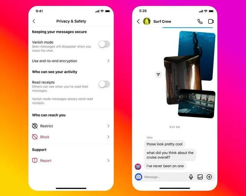 Fitur Ujicoba Instagram matikan tanda baca pesan di DM