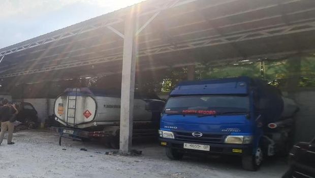 Gudang BBM Ilegal, di Pati, Jawa Tengah. (Dok: Pertamina)
