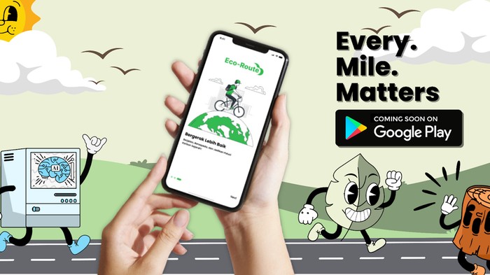 Mahasiswa Universitas Negeri Malang cipatakan aplikasi penghitung emisi karbon kendaraan bernama Eco-Route
