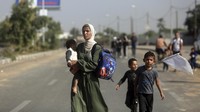 Warga yang ingin berpindah dari utara ke selatan harus melakukan perjalanan dengan berjalan kaki. Dilaporkan bahwa terdapat sekitar 400.000 warga sipil Palestina di bagian utara, yang dinyatakan Israel telah dikepung sepenuhnya.