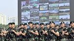 Momen KSAD Pimpin Apel Pengamanan Pemilu di Monas