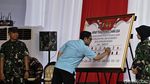 Momen KSAD Pimpin Apel Pengamanan Pemilu di Monas