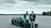 Bayangkan saja, kendaraan tersebut melesat ke arah belakang dengan kecepatan hingga 171,3 mph atau 275,7 km/jam! Foto: Doc. Rimac