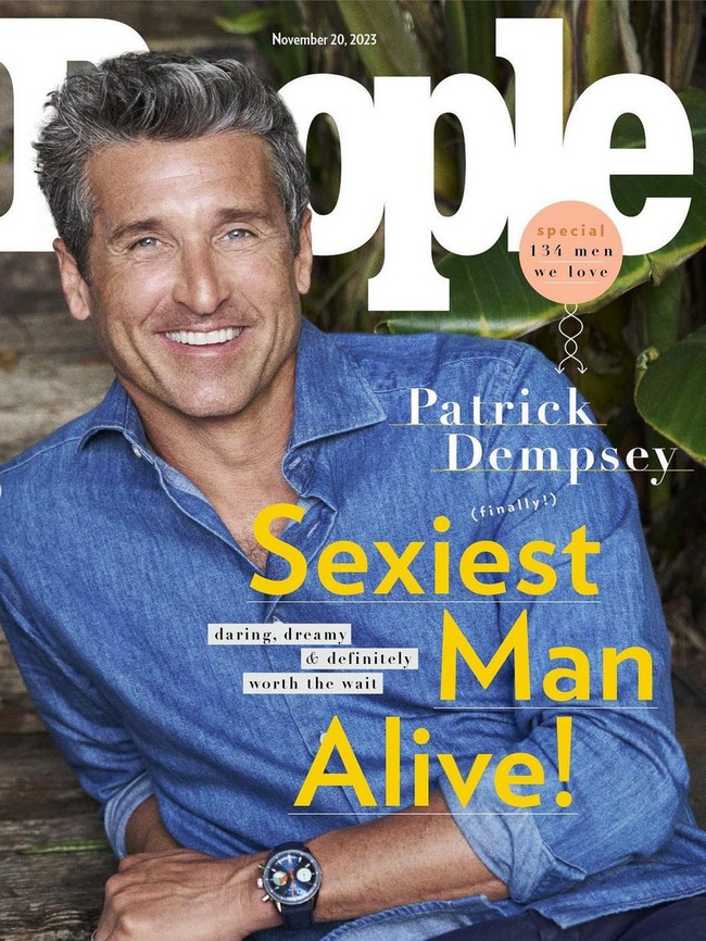 Patrick Dempsey mengawali karier sebagai aktor lewat film ‘The Stuff’ yang rilis pada 1985. Popularitasnya mulai menanjak setelah melakoni peran Dr. Derek ‘McDreamy’ Shepherd di serial populer ‘Grey’s Anatomy’. Foto: Instagram/@people @patrickdempsey