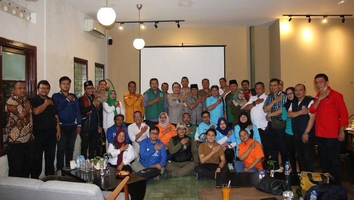 Polres Jaksel mengumpulkan ketua DPC/DPD Parpol di Jakarta Selatan.