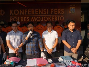 9 Maling Truk dan Motor di Mojokerto Digulung, 2 Penadah Hasil Curian