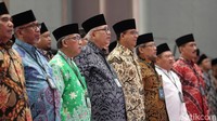Rakernas LDII yang dihadiri Anies ini mengangkat tema Mewujudkan SDM Profesional Religius dalam Bingkai NKRI untuk Indonesia Emas 2045.    