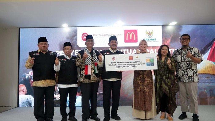 Bantuan Kemanusiaan Untuk Palestina PT Rekso Nasional Food memberikan bantuan kemanusiaan Rp 1,5 miliar untuk warga Palestina. Bantuan disalurkan melalui Baznas.