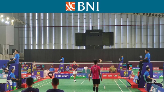 Allong Ardian, melaju ke 16 besar BNI Sirnas A Jakarta 2023 usai bermain tiga gim.