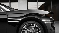 Genesis mengklaim produk flagship andalannya, G90 memiliki clamshell hood terbesar di dunia. Kap itu punya luas 2,6 meter persegi yang setara dengan 45 lembar kertas A4 atau 450 kertas tempel. Foto: Genesis