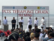 UEA Modali PLTS Terapung di Cirata Rp 1,7 T, Jokowi Ucapkan Terima Kasih