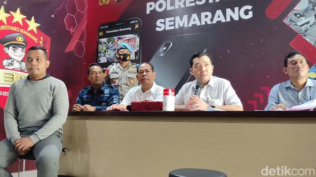 Jumpa pers dan repros CCTV kejadian, Kamis (8/11/2023).