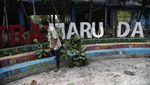 Kerja Bakti Antisipasi Musim Hujan di Rusun Marunda