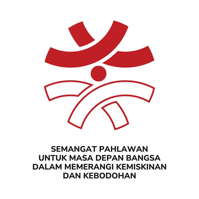 Logo sekunder Hari Pahlawan 2023.