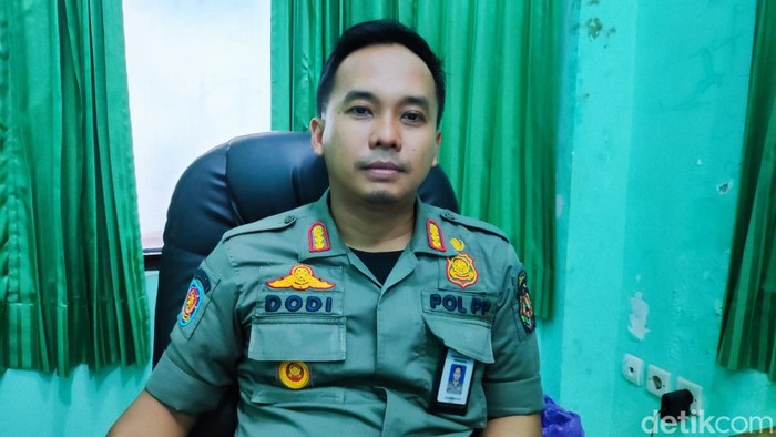Dodi Kurnianto, Kabid Penegakan Peraturan Perundang-undangan Sat Pol PP Jogja saat ditemui di kantornya Kamis (9/11/2023).
