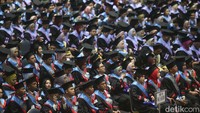 Universitas Pancasila meluluskan 1.606 wisudawan dan wisudawati, terdiri dari 146 lulusan program diploma, 1.143 lulusan program sarjana, 110 lulusan program profesi, 189 lulusan program magister, dan 18 lulusan program doktoral.  
