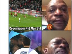 Meme Ronaldo Tidur Nyenyak Usai MU Dibantai Copenhagen