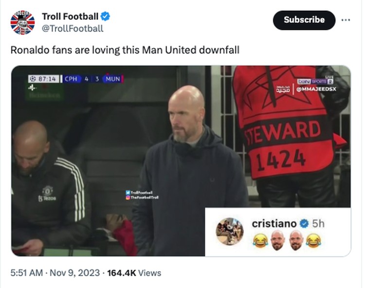 Meme MU Ronaldo