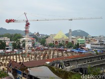 Progres Terkini Pembangunan Pasar Raya Padang