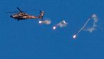 Penampakan Helikopter Apache Israel Bombardir Gaza