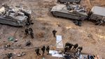 Penampakan Pasukan Israel Masuk Jantung Kota Gaza, Tank di Mana-mana
