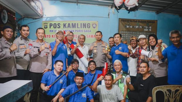 Polres Metro Tangerang Kota mengaktifkan kembali Poskamling untuk menjaga keamanan lingkungan warga