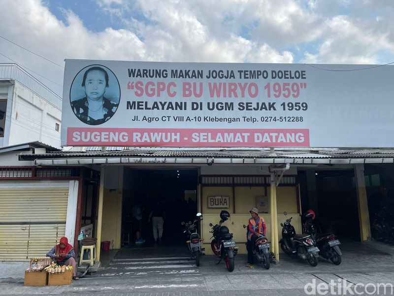 Tampak Depan SGPC Bu Wiryo 1959 Kota Jogja, pada 27 Oktober 2023.