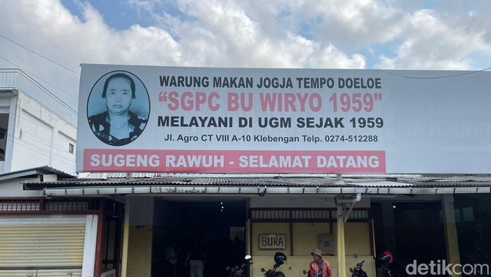 Tampak Depan SGPC Bu Wiryo 1959 Kota Jogja, pada 27 Oktober 2023.