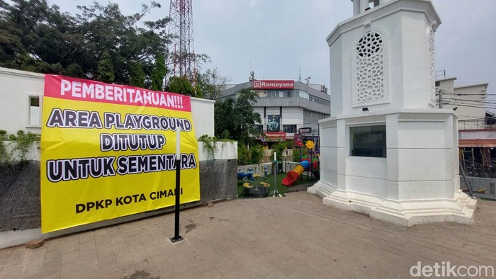 Taman Bermain Alun-alun Cimahi Ditutup Sementara