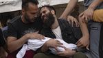 Tangis Pilu Orang Tua di Gaza Lihat Anaknya Jadi Korban Serangan Israel