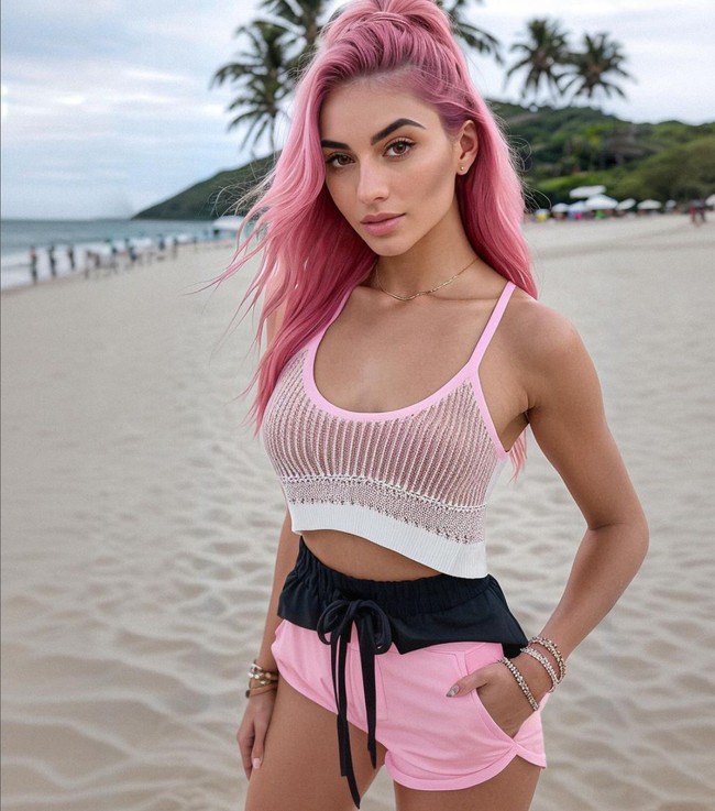 Menggunakan model manusia dirasa lebih mahal karena selain membayar honor, mereka juga harus menggelontorkan dana eksra untuk transportasi dan akomodasi. Sementara model virtual seperti Aitana, meskipun biaya pembuatannya terbilang tinggi, namun di kemudian hari dia bisa ada di mana saja dan kapan saja. Foto: Instagram/@fit_aitana