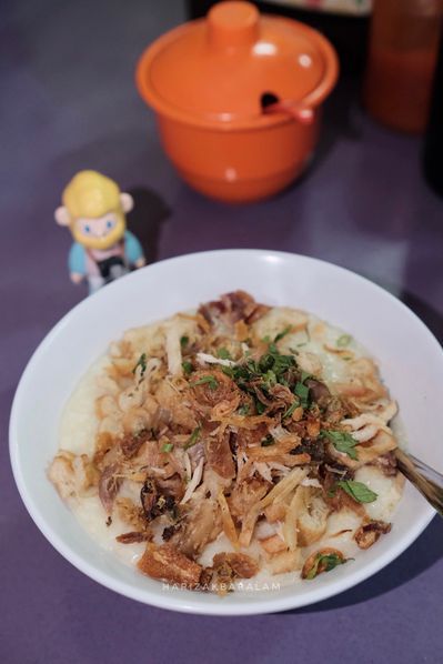 Bubur ayam kaki lima di Jakarta Selatan