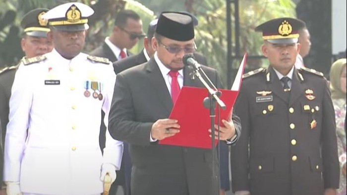 Doa Menag di Upacara Ziarah Nasional