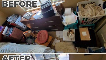 Terlihat lebih nyaman saat kamar sudah dibereskan. Foto: Boredpanda