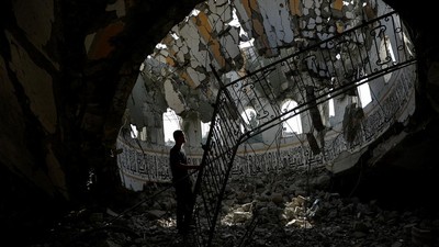 Teganya, Israel Hancurkan 4 Masjid di Gaza dalam Semalam