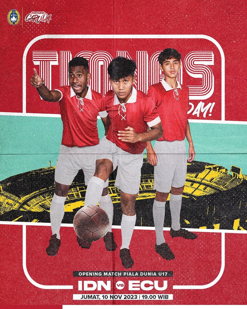 Jadwal Piala Dunia U-17 2023 Indonesia vs Ekuador Malam Ini