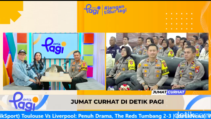 Jumat Curhat detikPagi bersama Kapolres Cilegon AKBP Eko Tjahyo Untoro
