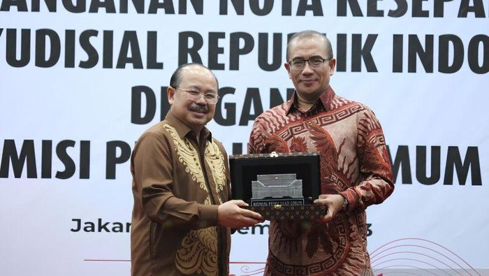 Ketua Komisi Yudisial dan Ketua KPU RI