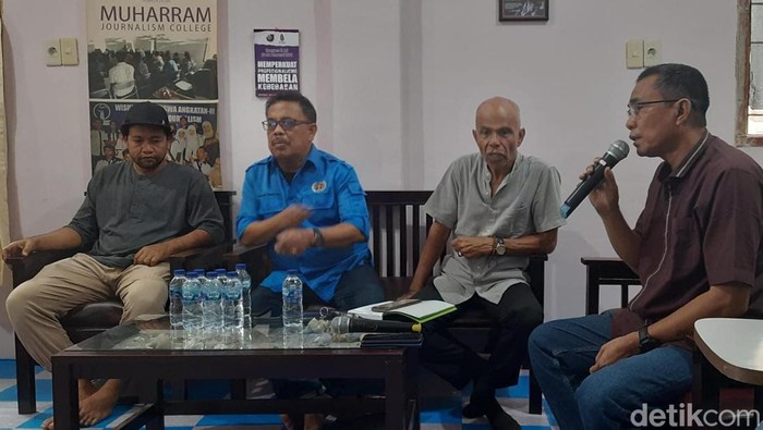 Konferensi pers tiga organisasi pers di Aceh terkait dugaan intimidasi wartawan
