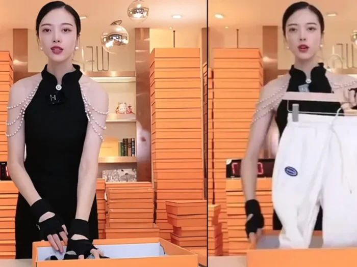 Live streaming shopping di China