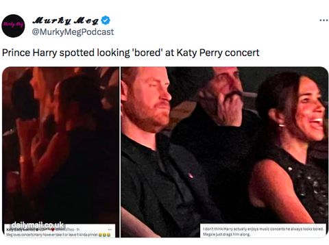 Pangeran Harry tampak bosan saat nonton konser Katy Perry Pangeran Harry tampak bosan saat nonton konser Katy Perry