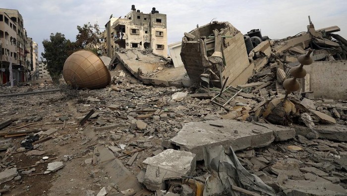 Serangan militer Israel ke Gaza, Palestina menghancurkan setidaknya 59 masjid di sana. Masjid-masjid itu hancur tak bersisa.