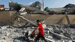 Ratusan Masjid di Gaza Rusak Dibom Israel Sejak 7 Oktober